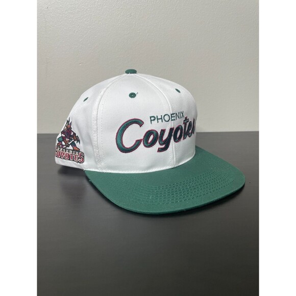 Phoenix Coyotes Sports Specialties Script Hat Vintage Snapback Arizona Twill NHL - Picture 4 of 10